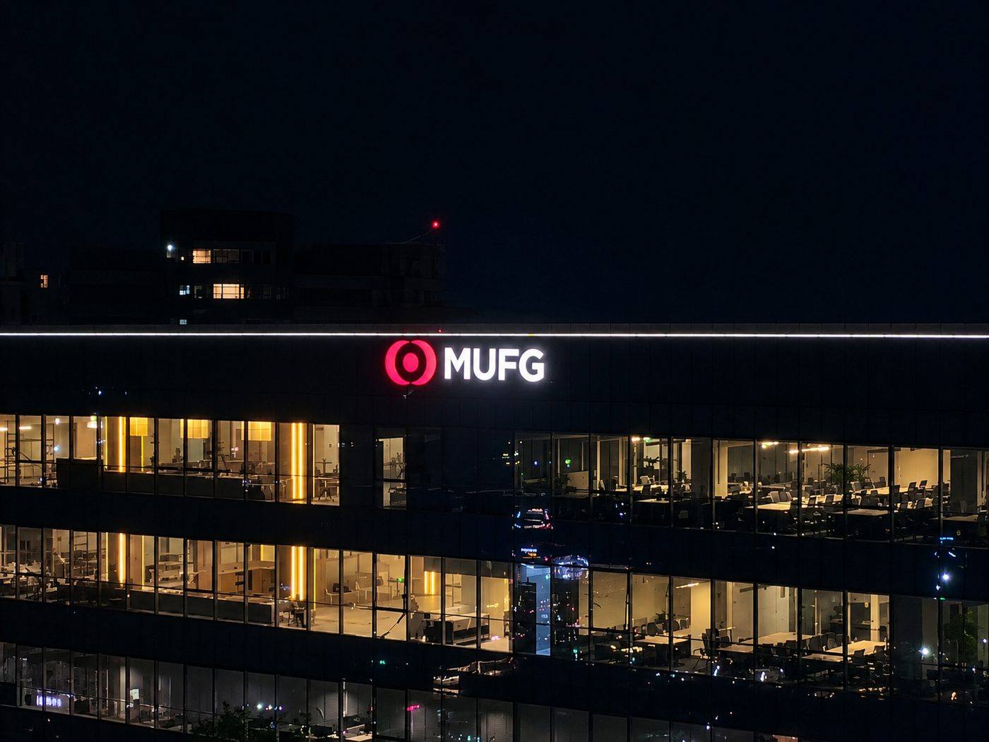MUFG — night view