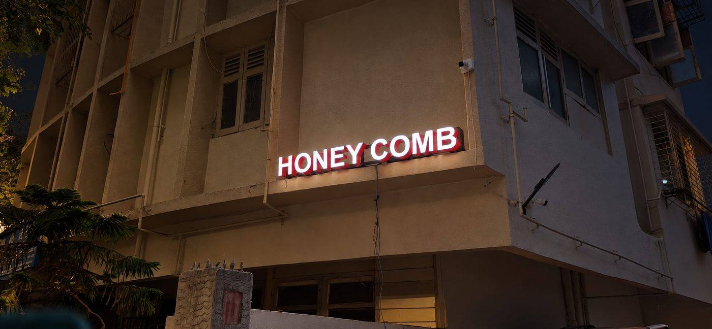 Honey Comb — night view